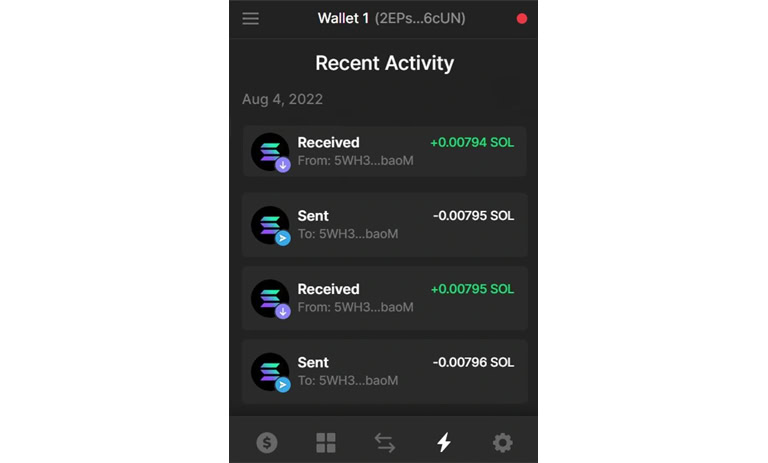 یافتن هش تراکنش در فانتوم