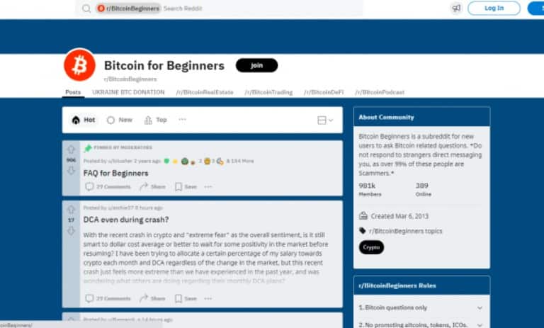 انجمن بیت کوین بیگینرز