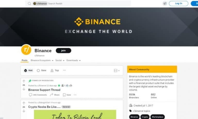 ساب ردیت بایننس